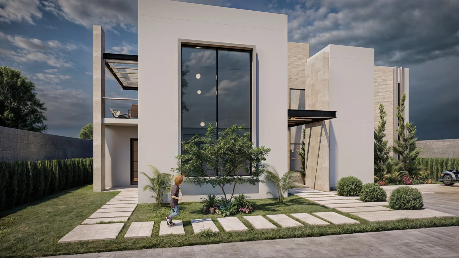 Fachada contemporánea