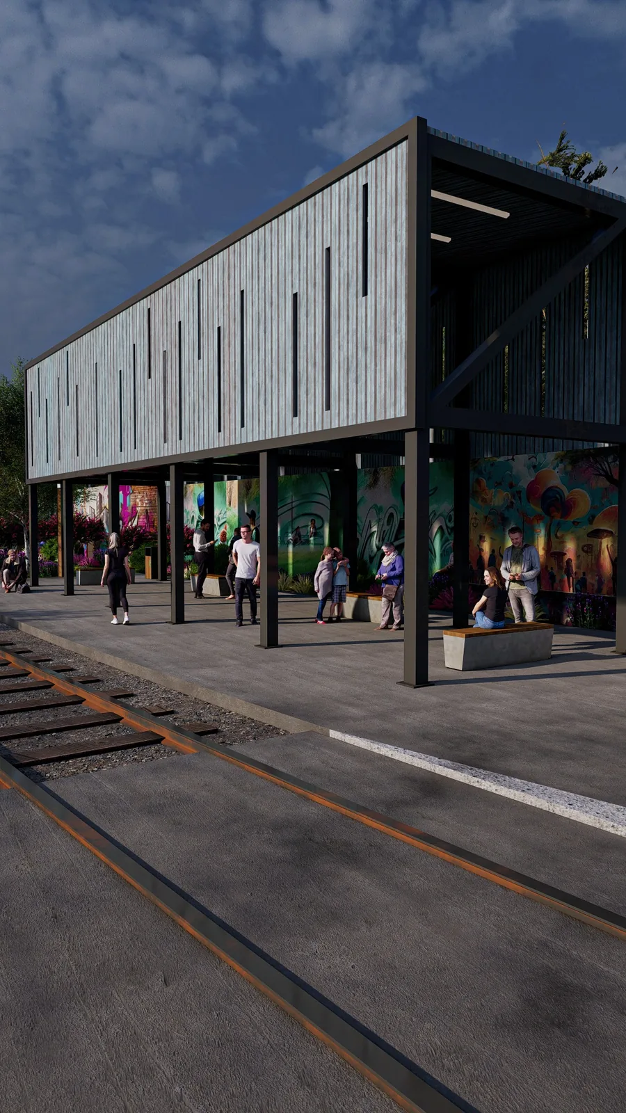 Proyecto urbano / estación
